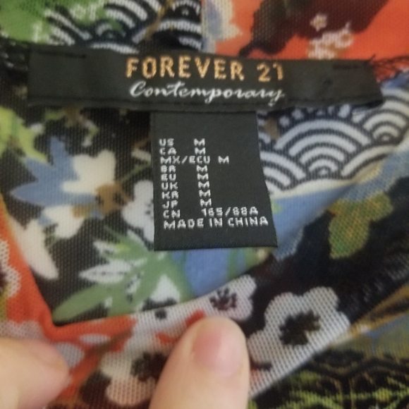 NWT Forever 21 Sheer bodysuit - Picture 4 of 4